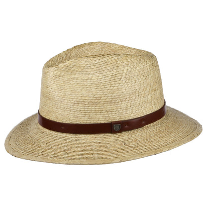 Sombrero Fedora Messer II de paja de Brixton - Natural