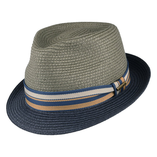 Sombrero Trilby Adams de Stetson - Gris-Azul