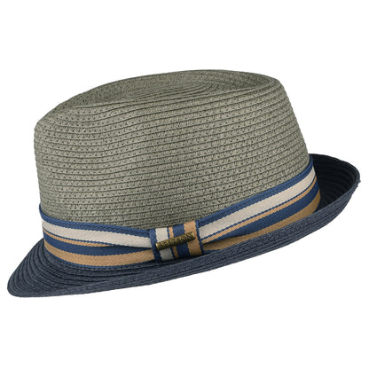 Sombrero Trilby Adams de Stetson - Gris-Azul