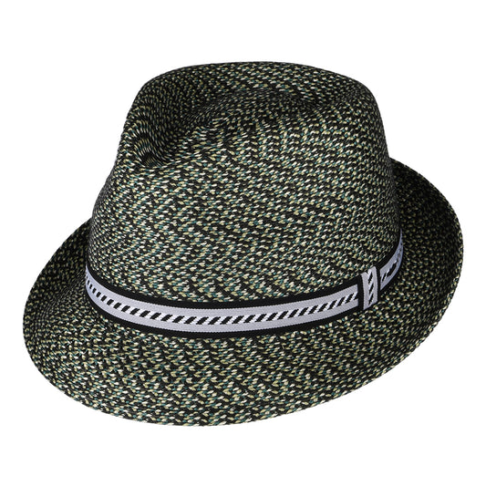 Sombrero Trilby Mannes de Bailey - Negro-Verde