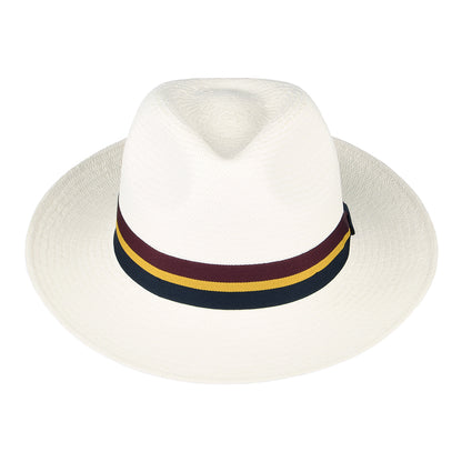 Sombrero Panamá Fedora Regimental de Failsworth - Decolorado