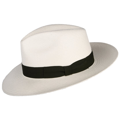 Sombrero Panamá Fedora Downbrim de Failsworth - Decolorado-Verde Oliva