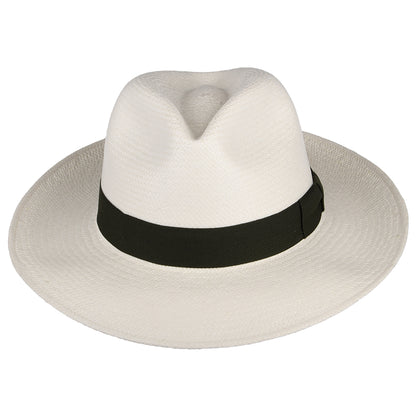 Sombrero Panamá Fedora Downbrim de Failsworth - Decolorado-Verde Oliva