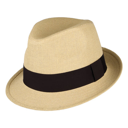 Sombrero Trilby de paja toyo de Failsworth - Beige Arena
