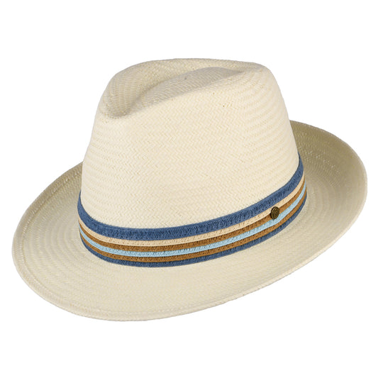 Sombrero Fedora Mónaco de paja toyo de Failsworth - Decolorado