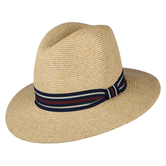 Sombrero Fedora Antigua de paja toyo de Failsworth - Natural