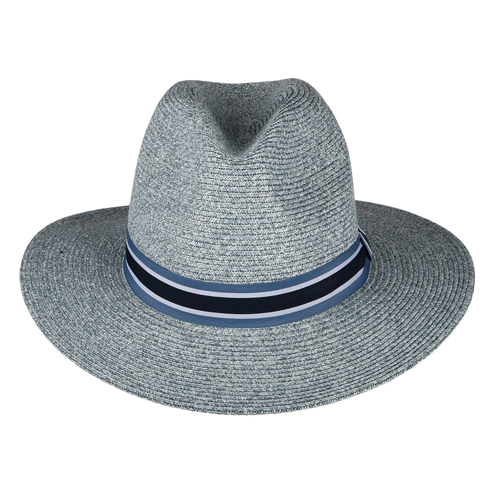 Sombrero Fedora Antigua de paja toyo de Failsworth - Azul