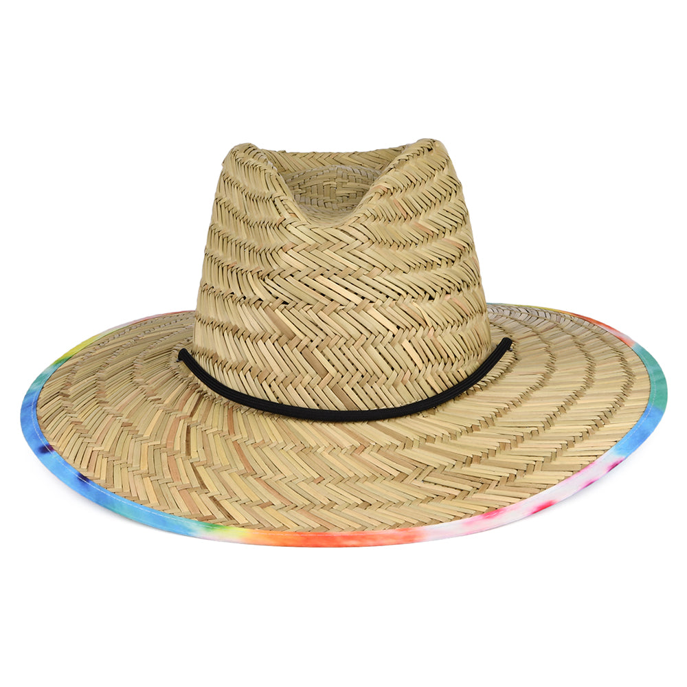 Sombrero de Guardacosta Messer de paja de Brixton - Beige Arena-Multi