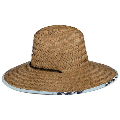 Sombrero de Guardacosta Crest de paja de Brixton - Cobrizo