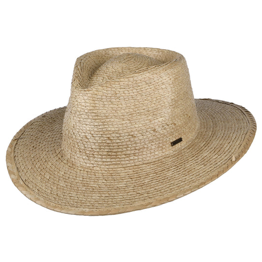 Sombrero Fedora Marcos de paja de Brixton - Natural