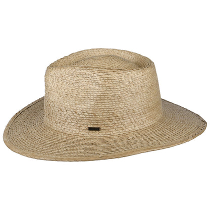 Sombrero Fedora Marcos de paja de Brixton - Natural