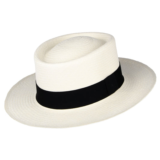 Sombrero Boater Panamá de Jaxon & James - Decolorado
