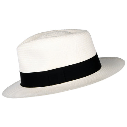 Sombrero Panamá Fedora C - Crown de Jaxon & James - Decolorado