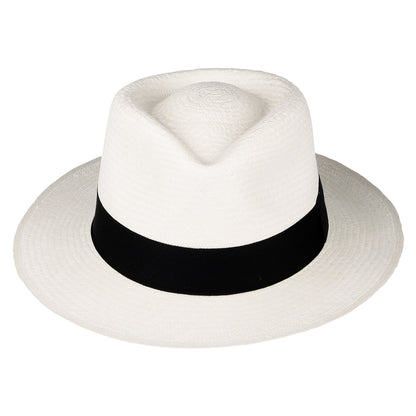 Sombrero Panamá Fedora C - Crown de Jaxon & James - Decolorado