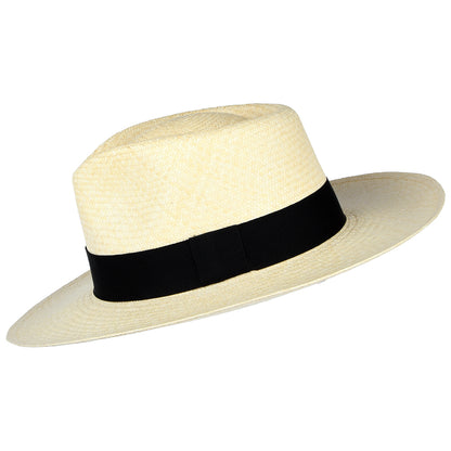 Sombrero Panamá Fedora C - Crown de Jaxon & James - Natural