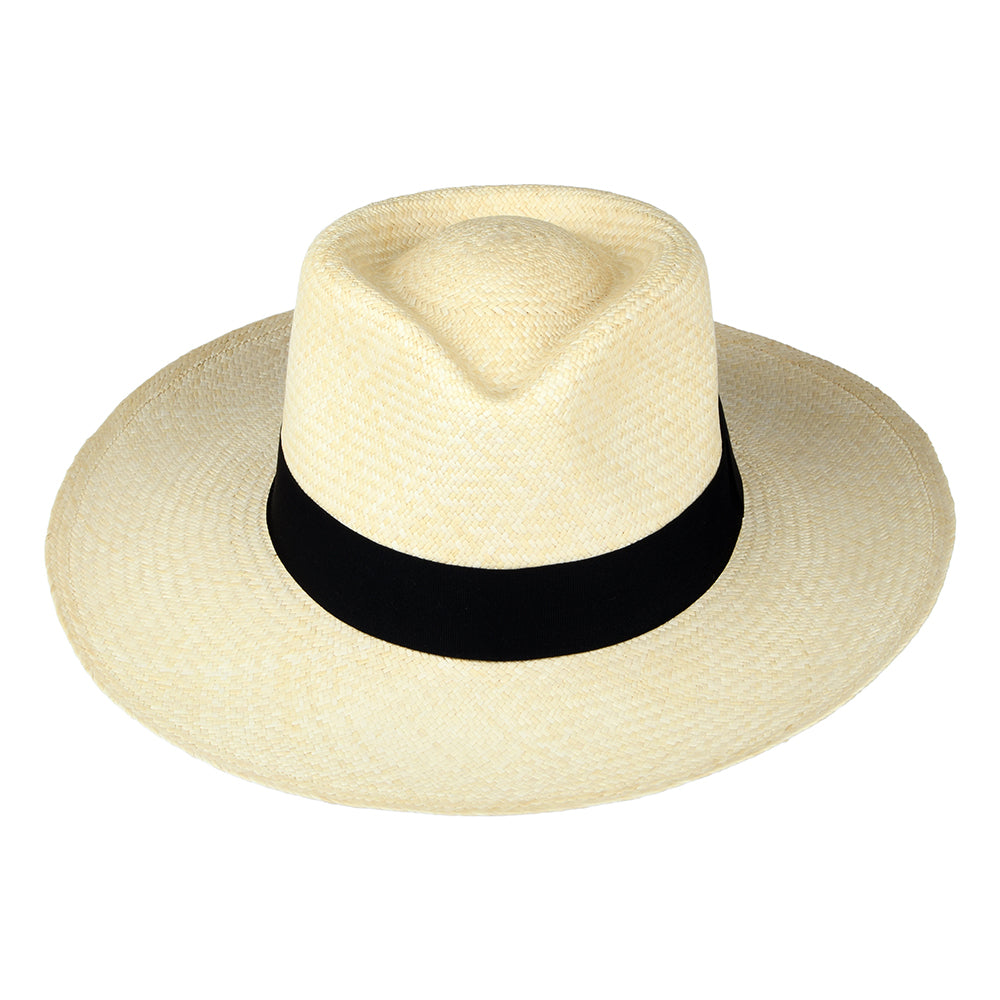 Sombrero Panamá Fedora C - Crown de Jaxon & James - Natural