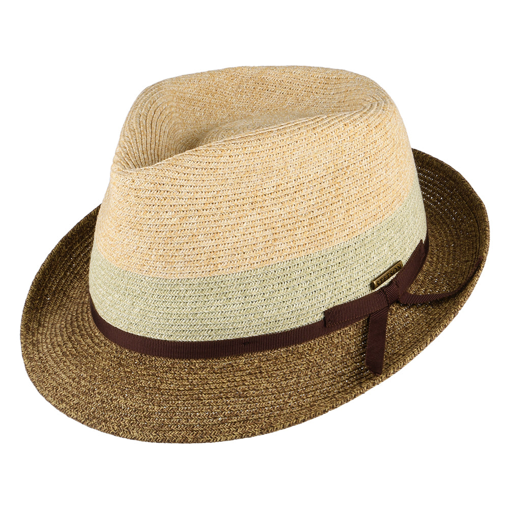 Sombrero Trilby Player Tri-Colour de Stetson - Whisky