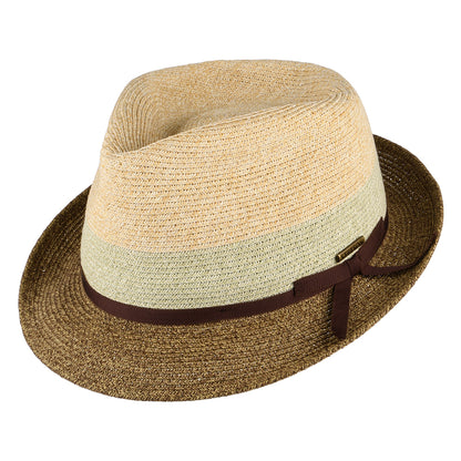 Sombrero Trilby Player Tri-Colour de Stetson - Whisky