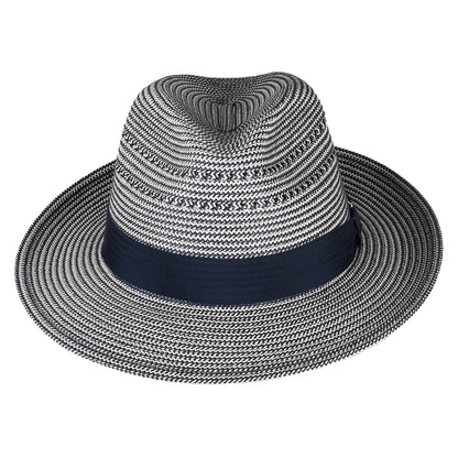 Sombrero Fedora Eli de Bailey - Azul Marino-Crema