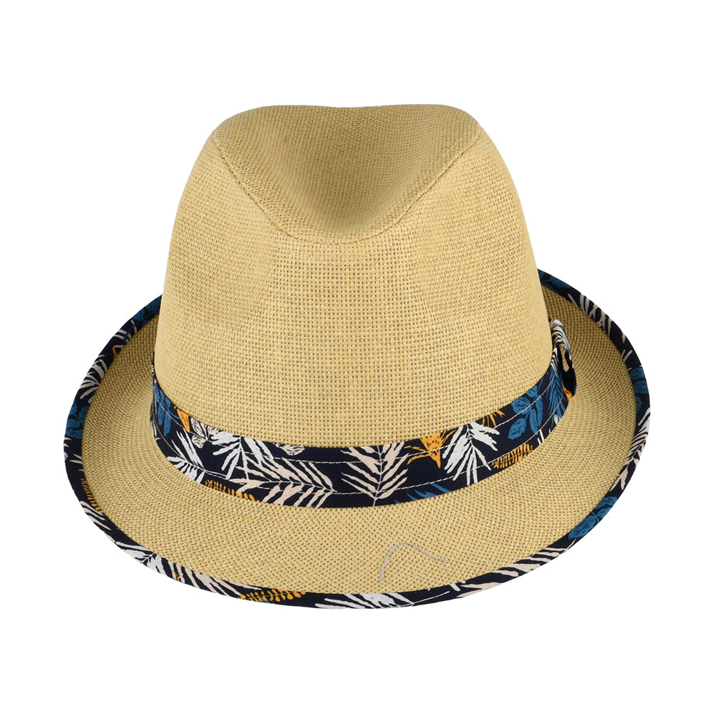 Sombrero Trilby Malibu de paja toyo de Failsworth - Natural