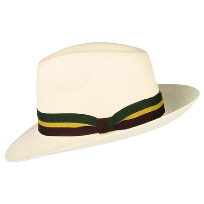 Sombrero Panamá Fedora Regimental de Failsworth - Natural
