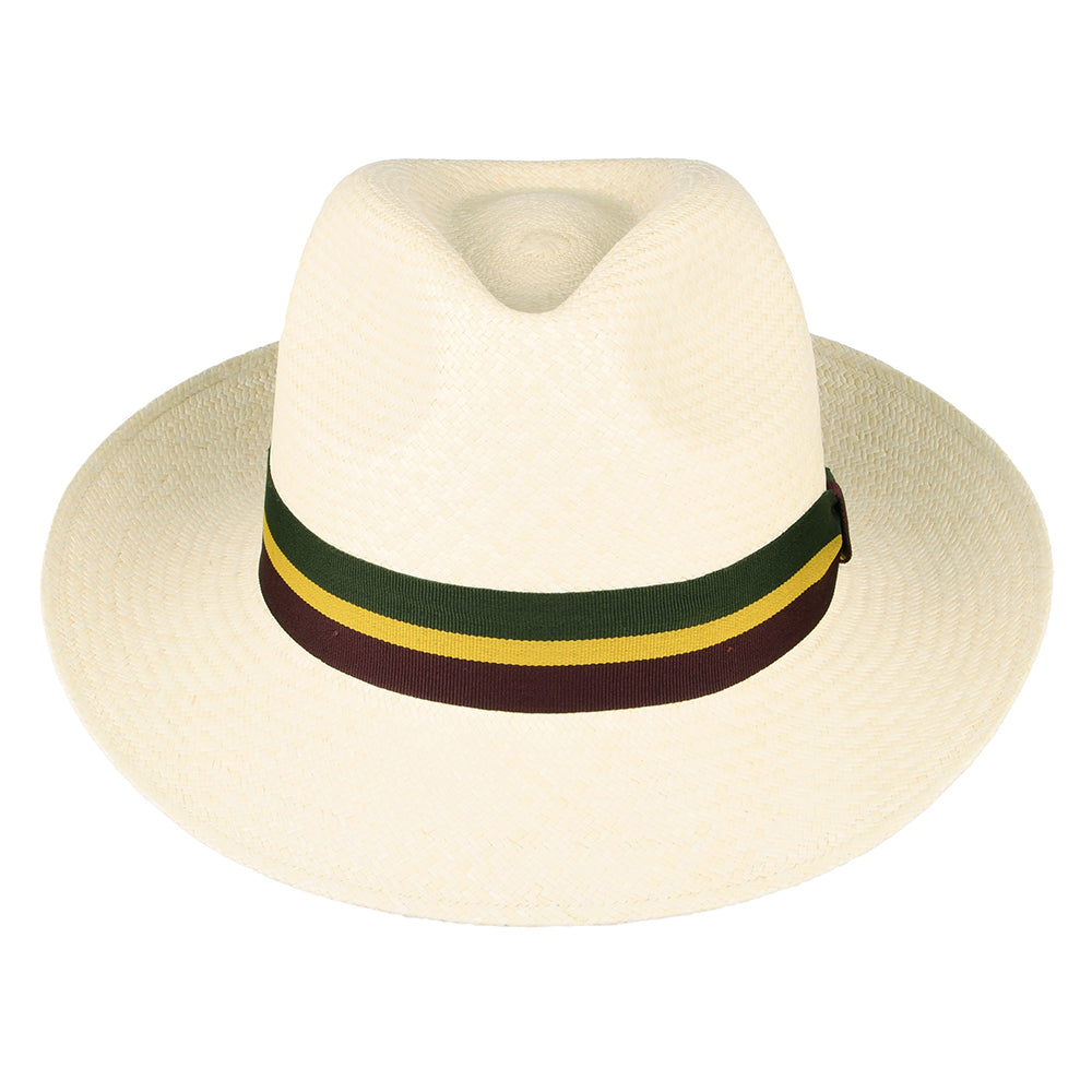 Sombrero Panamá Fedora Regimental de Failsworth - Natural