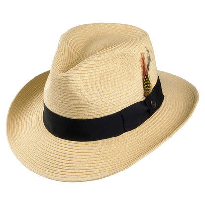 Sombrero Fedora Copa-C de verano de paja de Jaxon & James - Natural