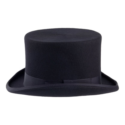Sombrero de copa de fieltro de lana de Denton - Azul Marino