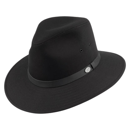 Sombrero Fedora Safari Dalton de Bailey - Negro