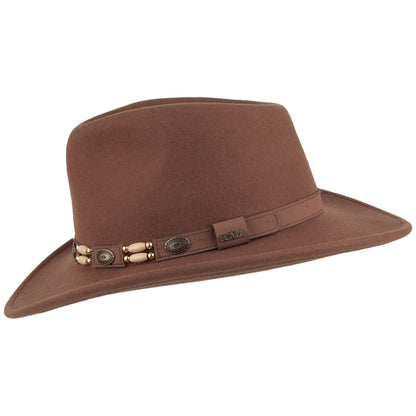 Sombrero Outback flexible de Scala - Nuez Pecana