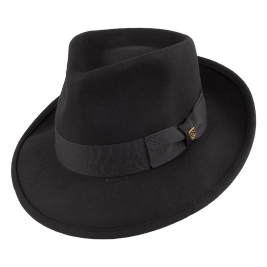 Sombrero Fedora Swindle de Brixton - Negro