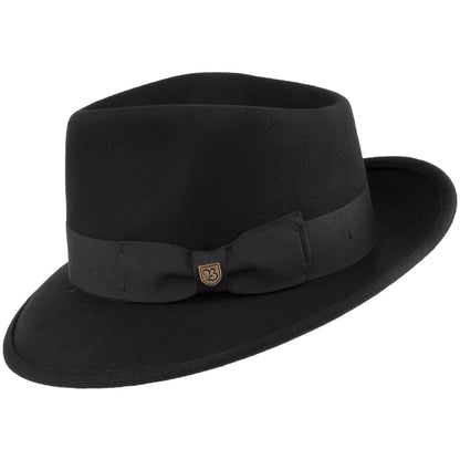 Sombrero Fedora Swindle de Brixton - Negro