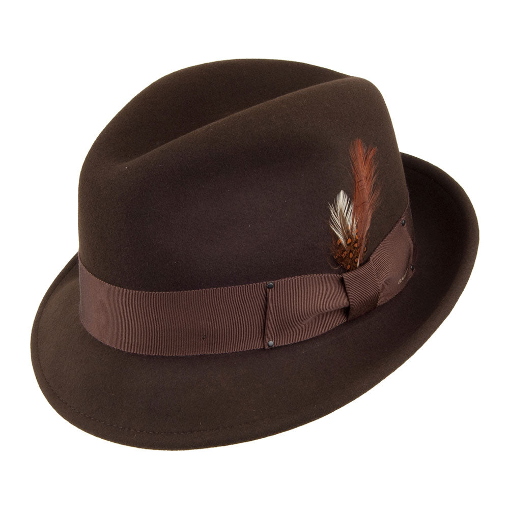 Sombrero Trilby Tino II plegable de Bailey - Marrón