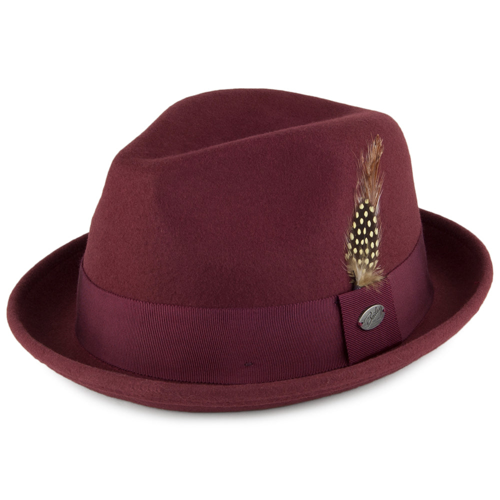 Sombrero Trilby Cloyd de Bailey - Burdeos