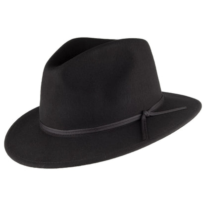 Sombrero Fedora Coleman de Brixton - Negro