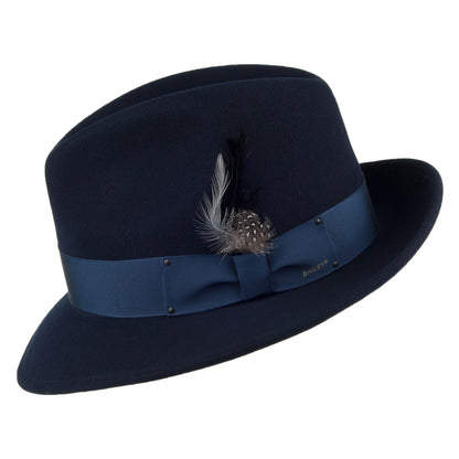 Sombrero Fedora Blixen de Bailey - Azul Marino
