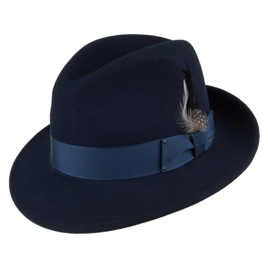 Sombrero Fedora Blixen de Bailey - Azul Marino