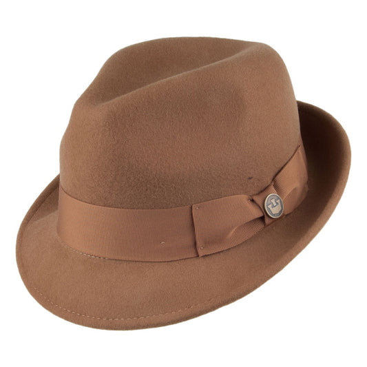Sombrero Trilby Good Boy de lana de Goorin - Camel