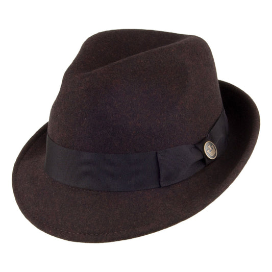 Sombrero Trilby Good Boy de lana de Goorin - Marrón Marl