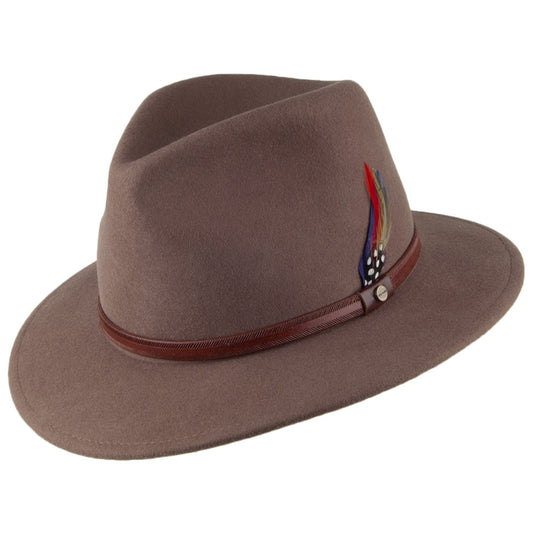 Sombrero Fedora Rantoul de Stetson - Marrón Claro