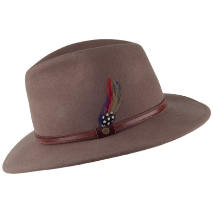 Sombrero Fedora Rantoul de Stetson - Marrón Claro