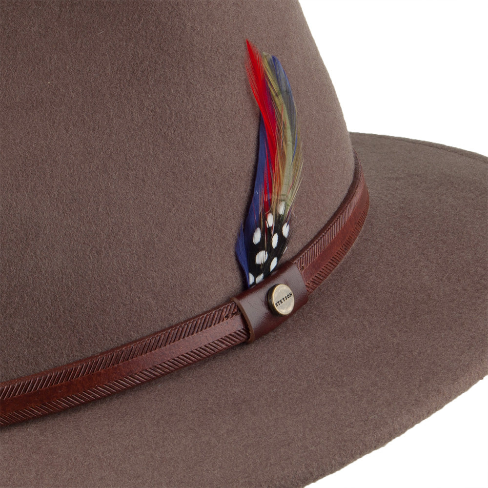 Sombrero Fedora Rantoul de Stetson - Marrón Claro