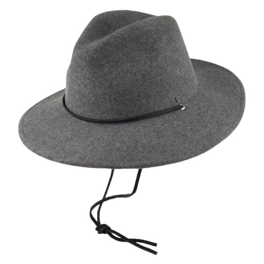 Sombrero Outback Field de Brixton - Gris Jaspeado