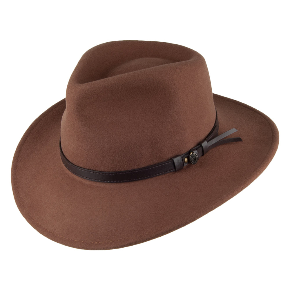 Sombrero Outback flexible de Jaxon & James - Marrón Claro