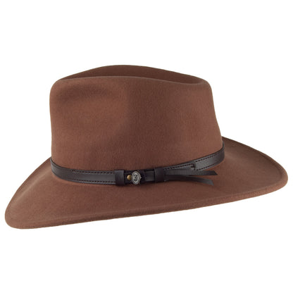 Sombrero Outback flexible de Jaxon & James - Marrón Claro