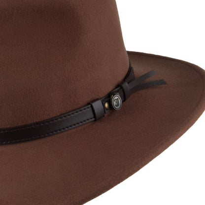 Sombrero Outback flexible de Jaxon & James - Marrón Claro