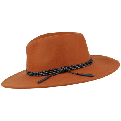 Sombrero Outback Piston de fieltro de lana de Bailey - Caramelo