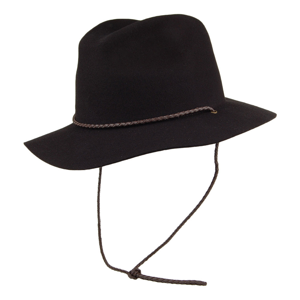 Sombrero Fedora Freeport de Brixton - Negro