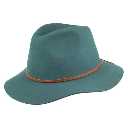 Sombrero Fedora Wesley de Brixton - Verde Esmeralda