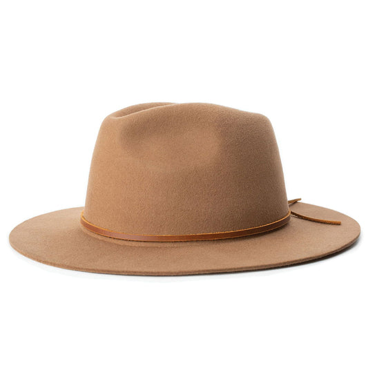 Sombrero Fedora Wesley de Brixton - Marrón Claro